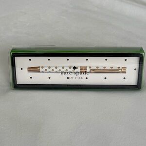 Kate Spade Gold Polka Dot Ballpoint Pen